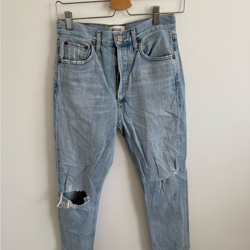 AGOLDE Riley Straight Jeans - Picture 2 of 5